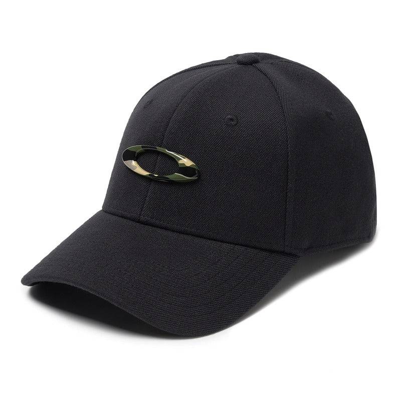 OAKLEY Tincan Cap in Schwarz und Camouflage, Freizeitbekleidung, mit verstellbarem Schnallenverschluss, gewebtes Logo vorne
