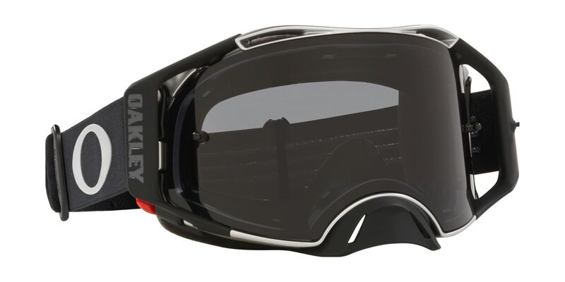 OAKLEY Airbrake MX Brille - Tuff Blocks schwarz Gunmetal Linse Grau