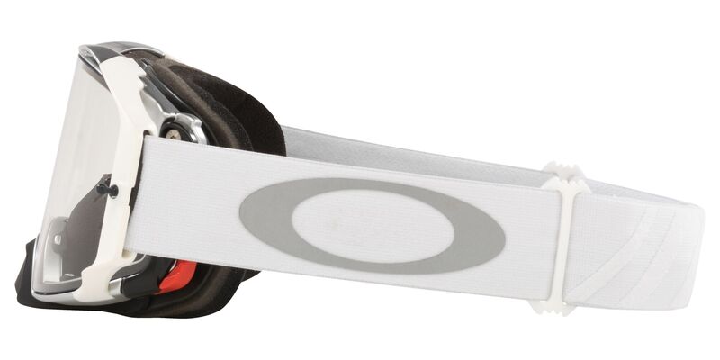 OAKLEY Airbrake MX Brille - Tuff Blocks weiß Klare Linse