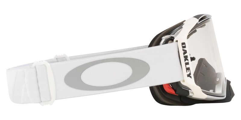 OAKLEY Airbrake MX Brille - Tuff Blocks weiß Klare Linse