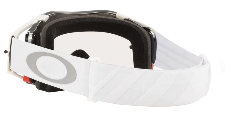 OAKLEY Airbrake MX Brille - Tuff Blocks weiß Klare Linse