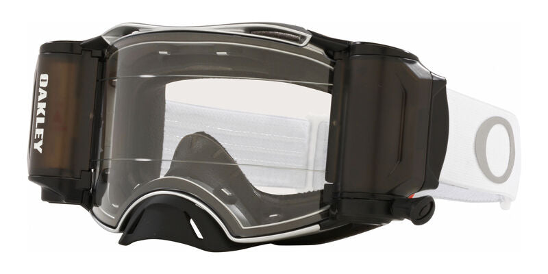 OAKLEY Airbrake MX Brille - Tuff Blocks weiß Race-Ready Roll-Off Clare Linse