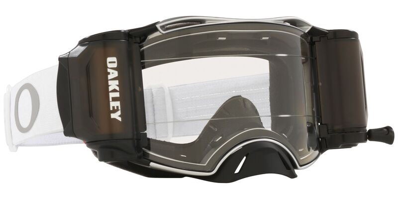 OAKLEY Airbrake MX Brille - Tuff Blocks weiß Race-Ready Roll-Off Clare Linse