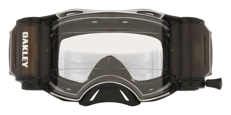 OAKLEY Airbrake MX Brille - Tuff Blocks weiß Race-Ready Roll-Off Clare Linse