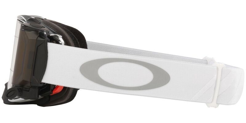 OAKLEY Airbrake MX Brille - Tuff Blocks weiß Race-Ready Roll-Off Clare Linse