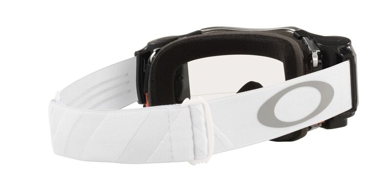 OAKLEY Airbrake MX Brille - Tuff Blocks weiß Race-Ready Roll-Off Clare Linse