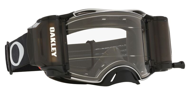 OAKLEY Airbrake MX Brille - Tuff Blocks schwarz Gunmetal Race-Ready Roll-Off klare Linse
