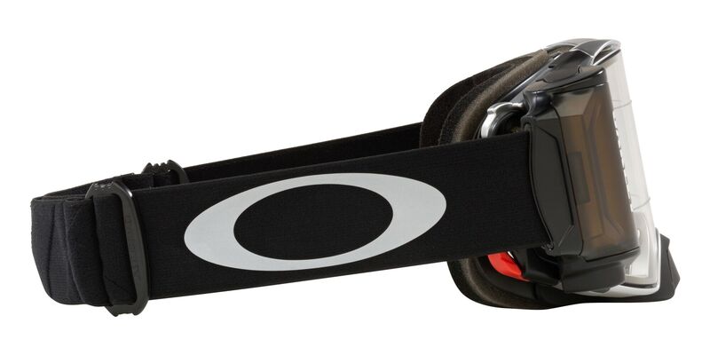 OAKLEY Airbrake MX Brille - Tuff Blocks schwarz Gunmetal Race-Ready Roll-Off klare Linse
