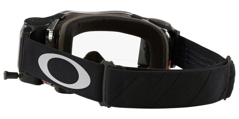 OAKLEY Airbrake MX Brille - Tuff Blocks schwarz Gunmetal Race-Ready Roll-Off klare Linse