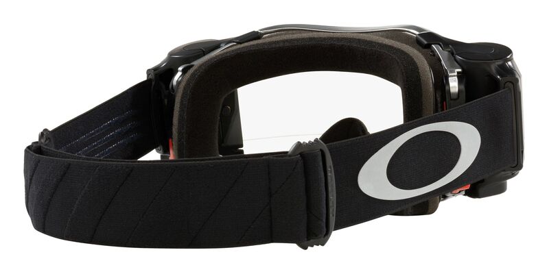 OAKLEY Airbrake MX Brille - Tuff Blocks schwarz Gunmetal Race-Ready Roll-Off klare Linse