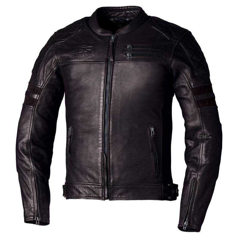 Braune RST Hillberry2 CE Lederjacke für Herren, klassische Jacken-Design, detailreiche Verarbeitung.
