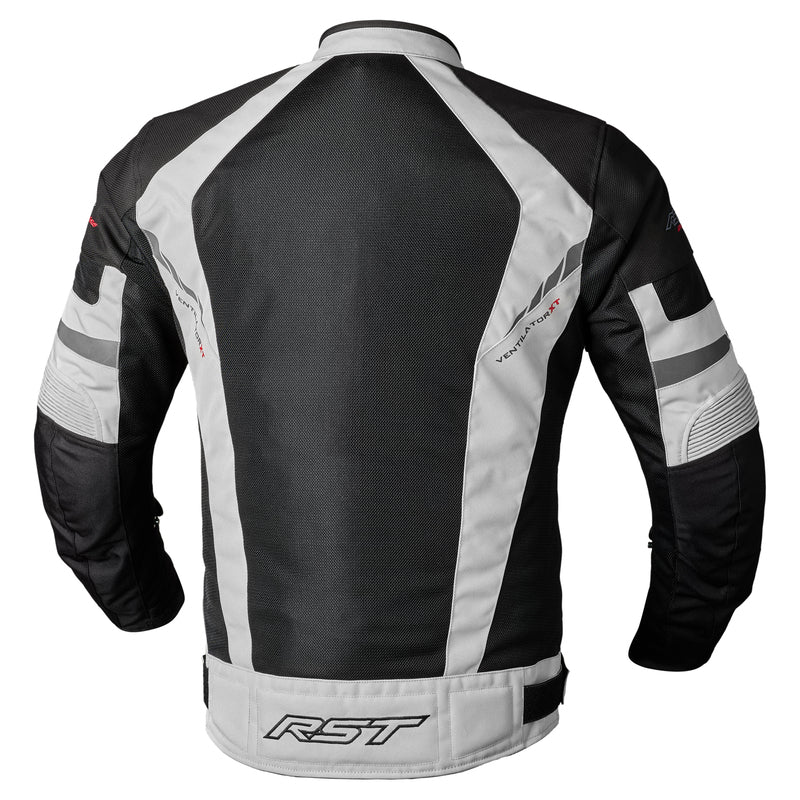 RST Ventilator-XT CE Textil-Motorradjacke Herren - Schwarz/Silber