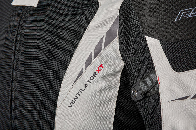 RST Ventilator-XT CE Textil-Motorradjacke Herren - Schwarz/Silber