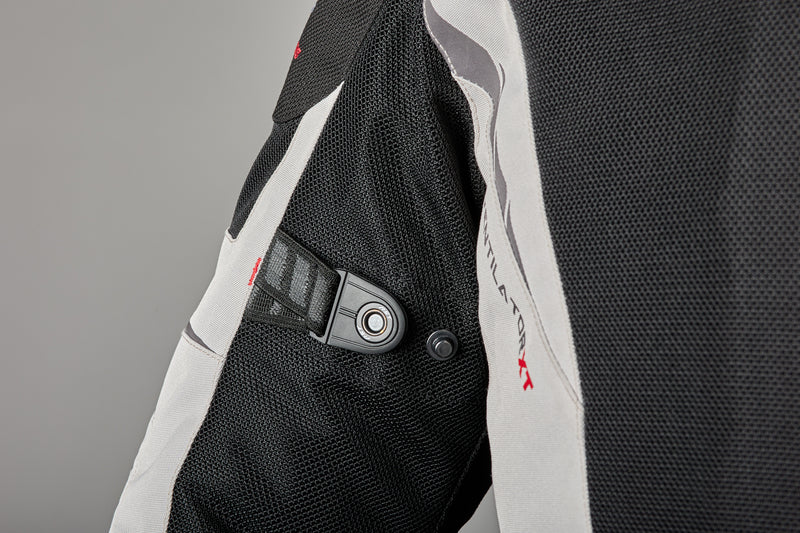 RST Ventilator-XT CE Textil-Motorradjacke Herren - Schwarz/Silber