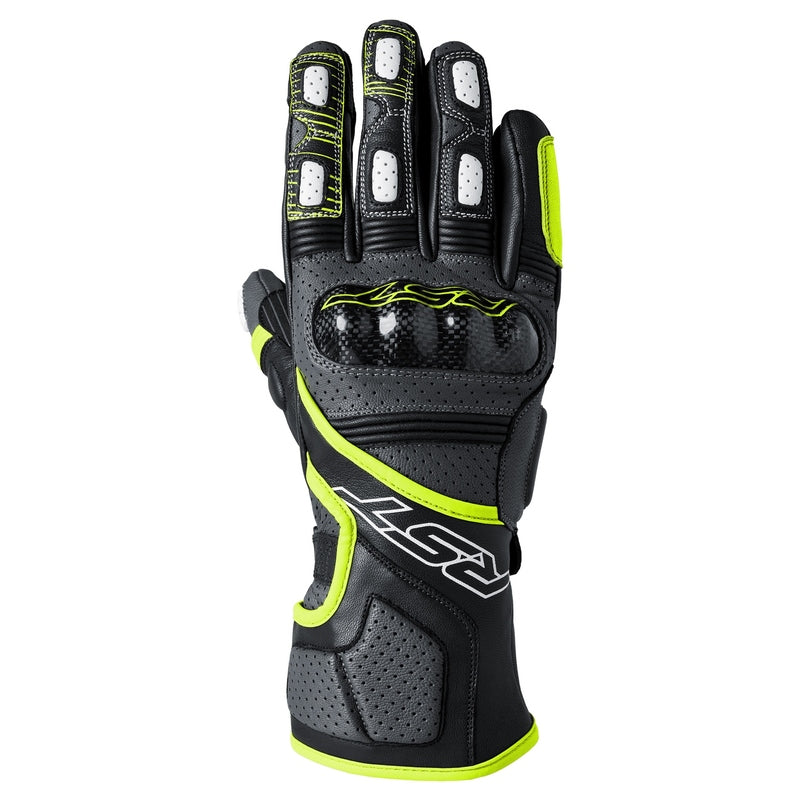 RST Fulcrum Motorradhandschuhe Herren CE - Neon Gelb