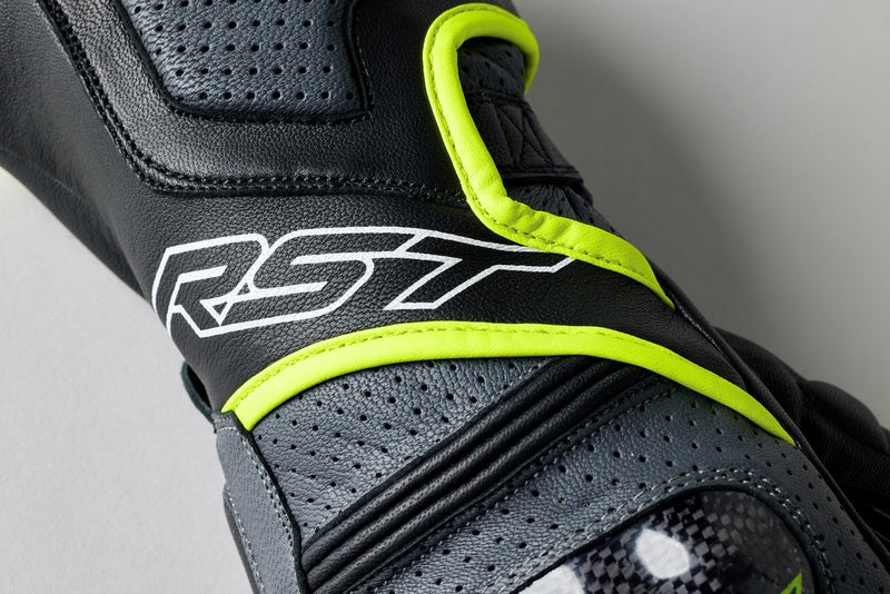 RST Fulcrum Motorradhandschuhe Herren CE - Neon Gelb