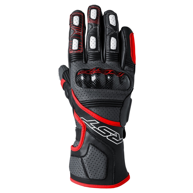 RST Fulcrum Motorradhandschuhe Herren CE - Rot