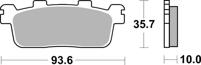 BREMB BRAKE PADS 07069XS SINTER METAL