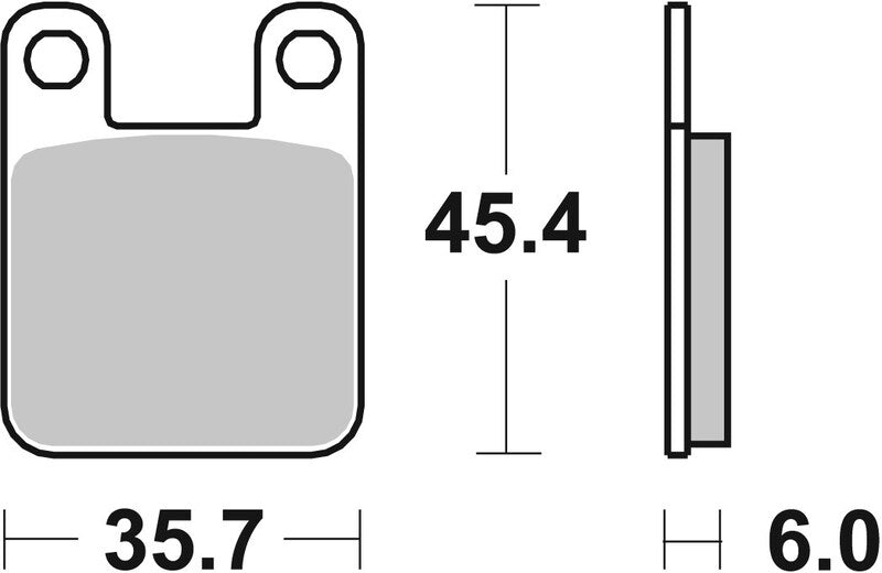 BREMB BRAKE PADS 07BB1205 ORGANIC