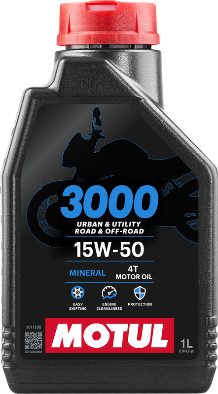 MOTUL 3000 4T Motorenöl - 15W50 1 l