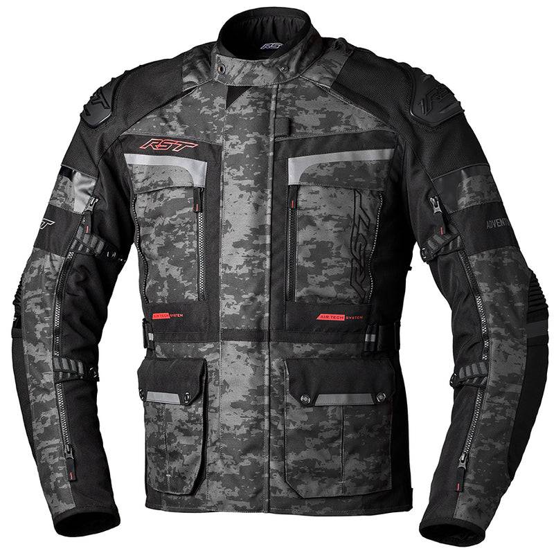 RST Pro Series Adventure-X Textil-Motorradjacke - Grau/Camo
