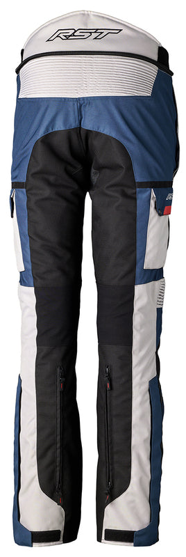 RST Pro Series Adventure-X CE Textil-Motorradhose - Silber/Blau/Rot