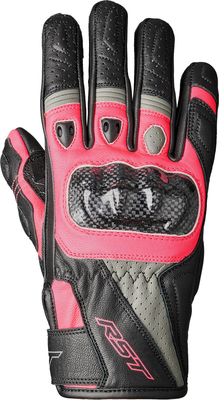 RST Stunt 3 CE Damen Motorradhandschuhe - Rosa