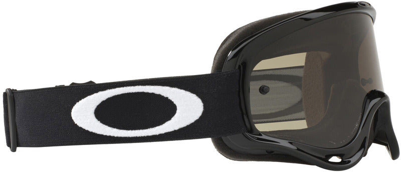 OAKLEY XS O Frame MX Sand Brille Jet schwarz dunkelgrau + klare Linse