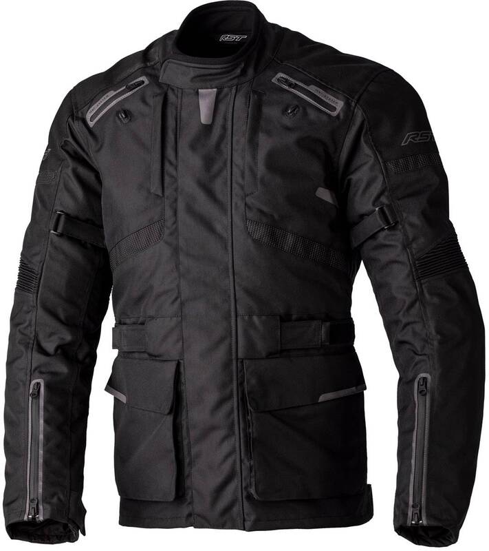 RST Endurance CE Textil-Motorradjacke Herren - Schwarz/Schwarz