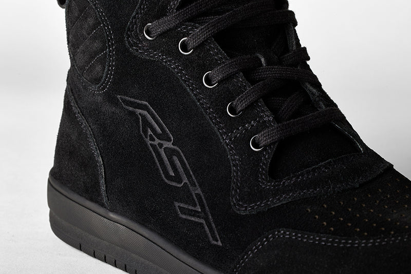 RST Hi-Top Motorradstiefel - Schwarzes Wildleder