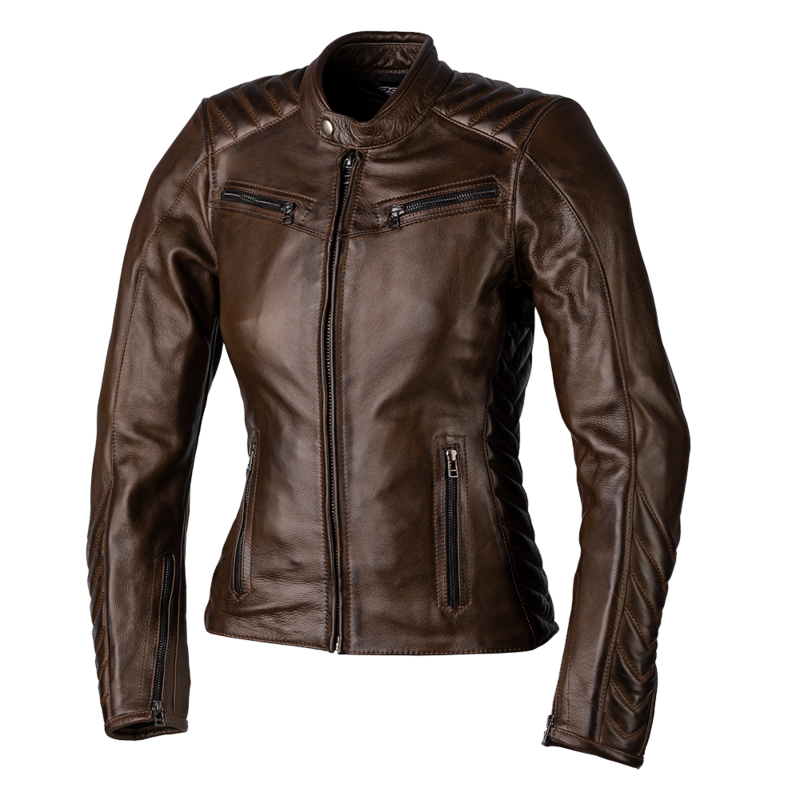 RST Damen Roadster 3 CE Lederjacke - Braun