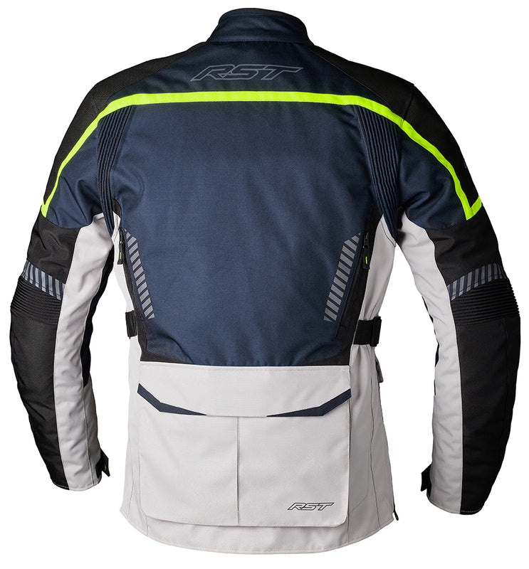 RST Maverick EVO CE Textil-Motorradjacke Herren - Navy/Silber