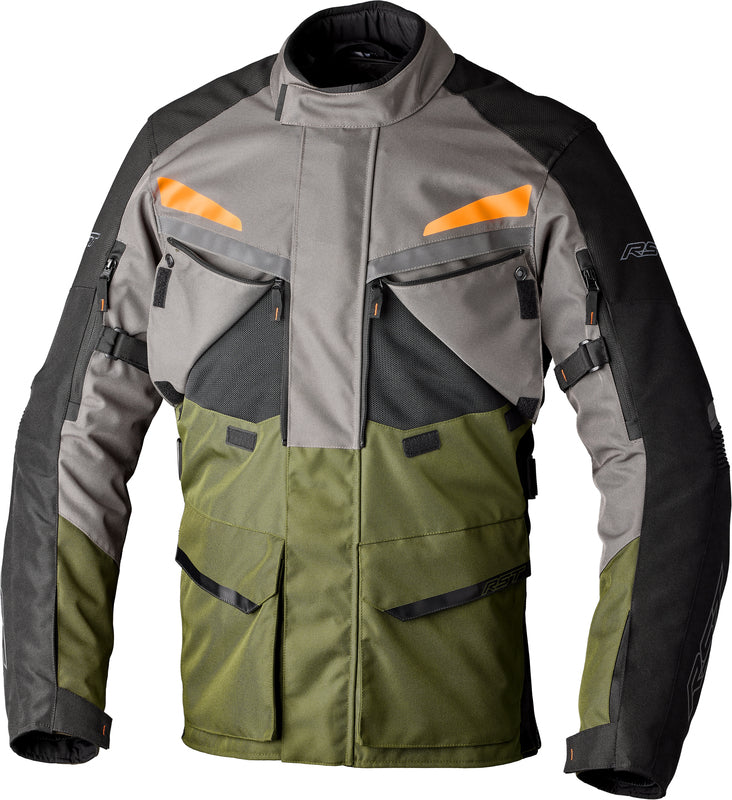 RST Maverick EVO CE Textil-Motorradjacke Herren - Khaki