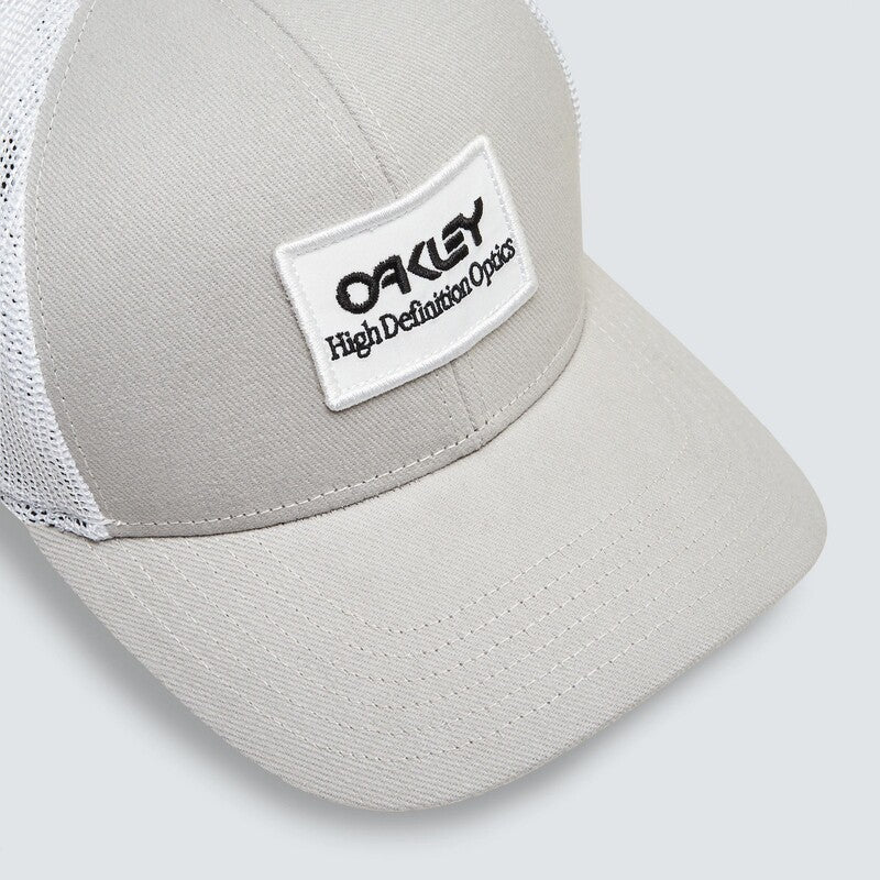 Schwarze OAKLEY Basecap B1B HDO Patch Trucker, Freizeitbekleidung, mit Logo-Aufnäher, bequemes Baseball-Cap für den Alltag