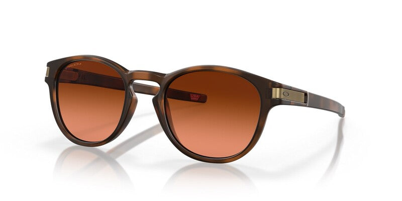 OAKLEY Latch Sonnenbrille Mattbraun Tortoise - Gläser Prizm brauner Farbverlauf
