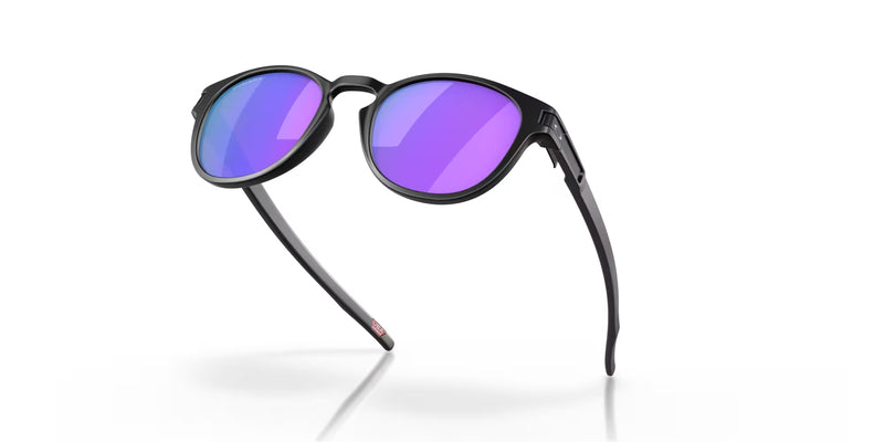 OAKLEY Latch Sonnenbrille Matte schwarz - Prizm Violet Gläser
