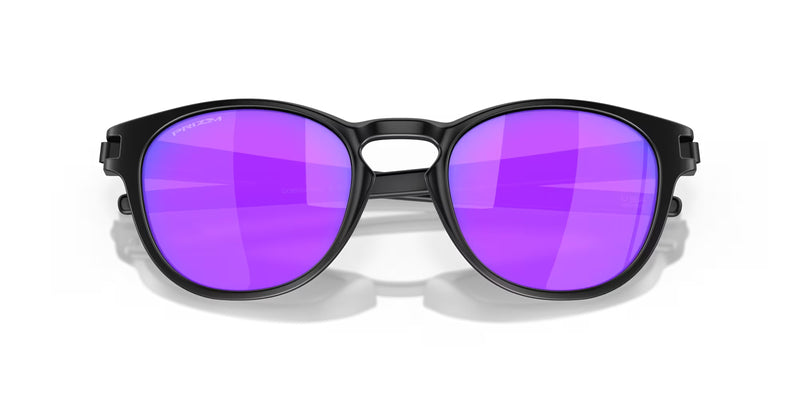 OAKLEY Latch Sonnenbrille Matte schwarz - Prizm Violet Gläser