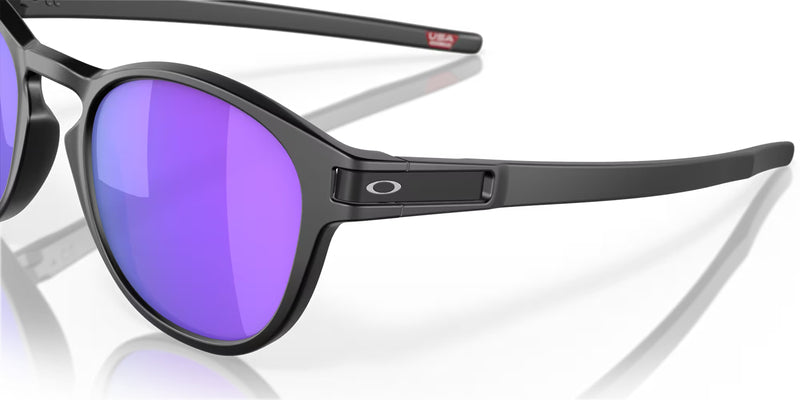OAKLEY Latch Sonnenbrille Matte schwarz - Prizm Violet Gläser