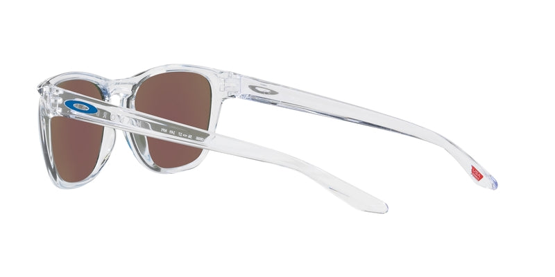 OAKLEY Manorburn Sonnenbrille - Prizm Sapphire polarisierte Gläser, polierter klarer Rahmen
