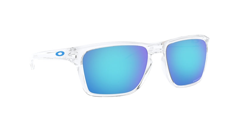 OAKLEY Sylas Sonnenbrille - Prizm Sapphire Gläser, Gestell poliert, klar