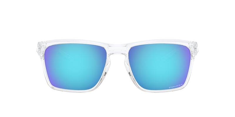 OAKLEY Sylas Sonnenbrille - Prizm Sapphire Gläser, Gestell poliert, klar