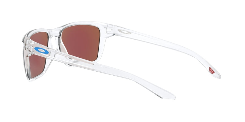 OAKLEY Sylas Sonnenbrille - Prizm Sapphire Gläser, Gestell poliert, klar