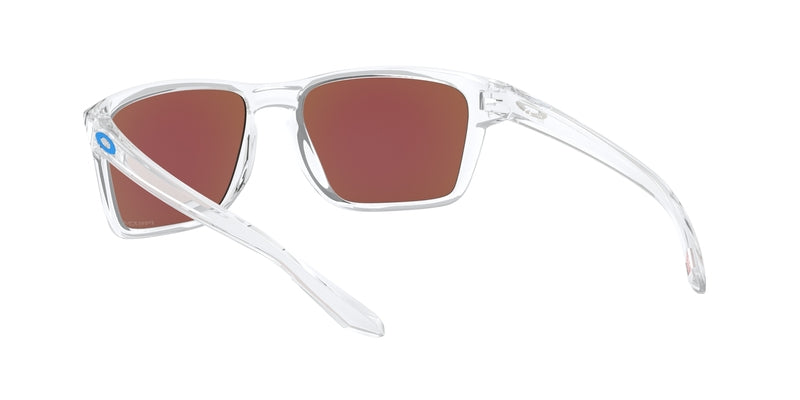 OAKLEY Sylas Sonnenbrille - Prizm Sapphire Gläser, Gestell poliert, klar