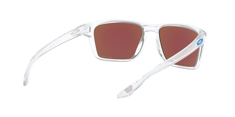 OAKLEY Sylas Sonnenbrille - Prizm Sapphire Gläser, Gestell poliert, klar