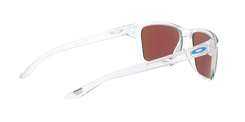 OAKLEY Sylas Sonnenbrille - Prizm Sapphire Gläser, Gestell poliert, klar