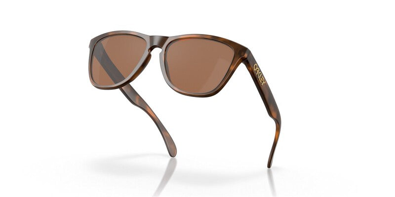 OAKLEY Frogskins Sonnenbrille in mattbraun mit braunen Gläsern, stilvolle Sonnenbrille für Männer und Frauen