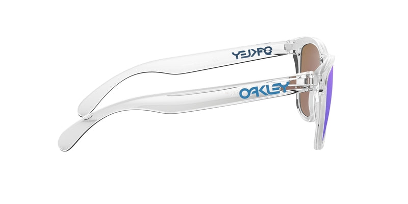 OAKLEY Frogskins Sonnenbrille - Prizm Sapphire Gläser, Gestell glasklar