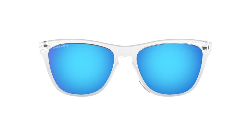 OAKLEY Frogskins Sonnenbrille - Prizm Sapphire Gläser, Gestell glasklar