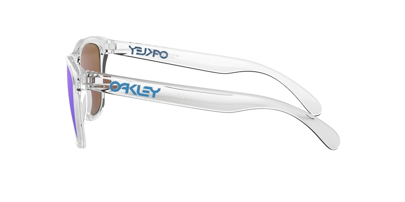 OAKLEY Frogskins Sonnenbrille - Prizm Sapphire Gläser, Gestell glasklar
