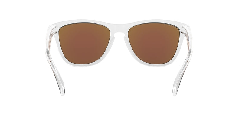 OAKLEY Frogskins Sonnenbrille - Prizm Sapphire Gläser, Gestell glasklar